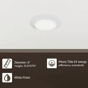 Seagull Lighting 14916RD-15 led Fixture 6 Inches