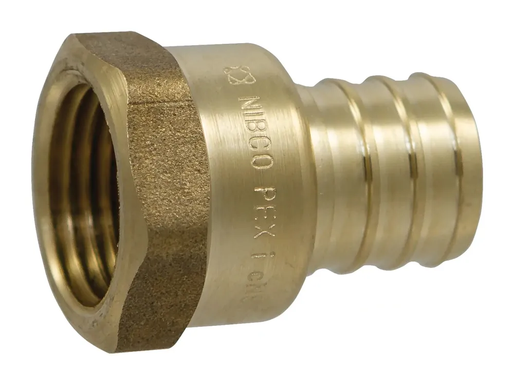 Nibco PX81310A PEX Lead-Free Brass Non-Swivel Adapter