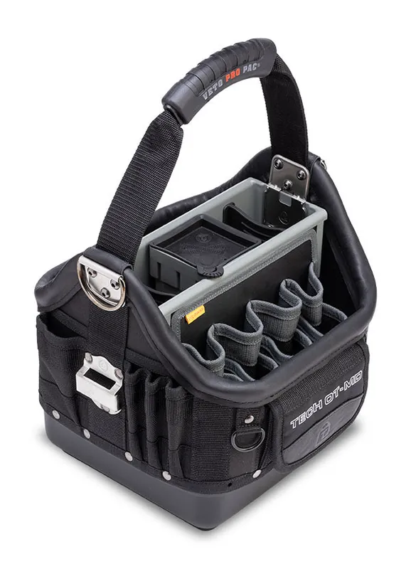 Veto Pro Pac VPP10743 Tech OT-MD Blackout Compact Open Top Tool Bag (12-1/2 inches x 12 inches x 12 inches)