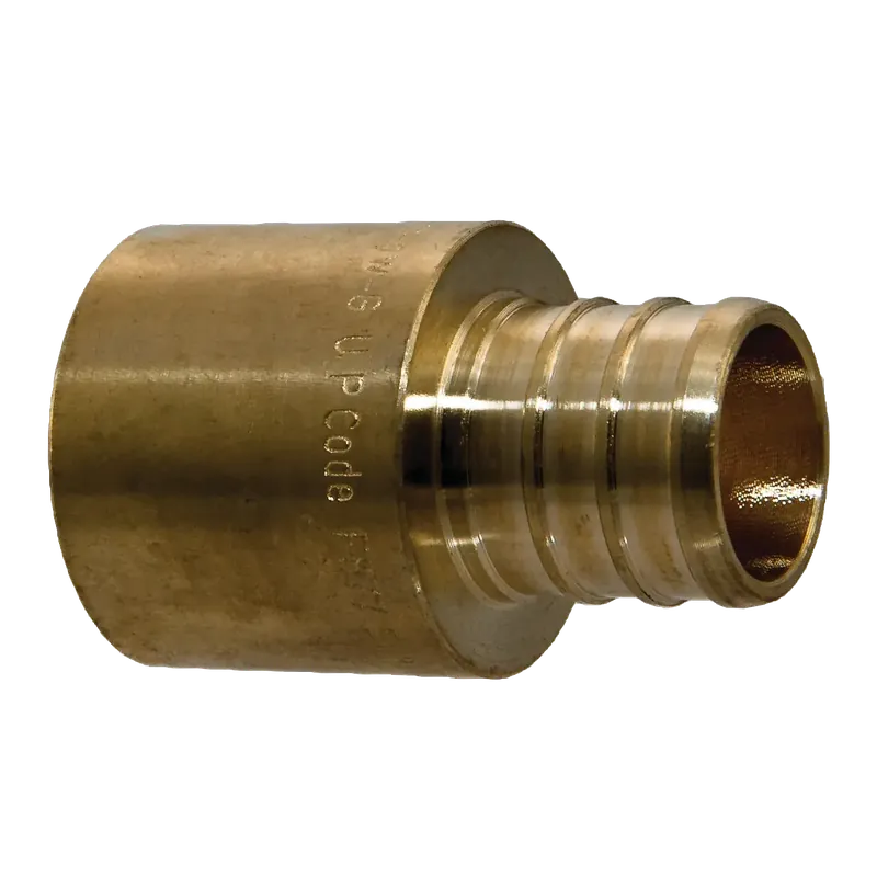 Nibco PX81070X 1/2 in. Bronze PEX Crimp x 1/2 in. Male Sweat Adapter