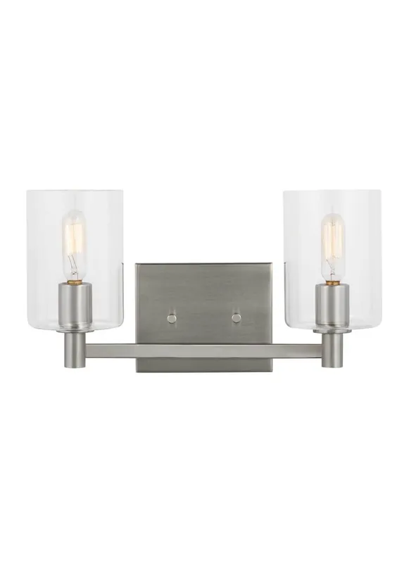 Seagull Lighting 4464202-962 Fullton Two Light Wall / Bath 60-watt