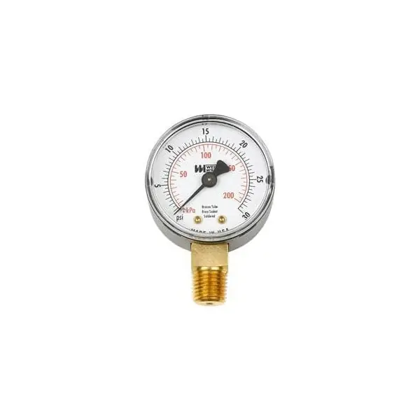 Dwyer Instruments TL20-030-4L gauge 2 inches dial, 0-30PSI