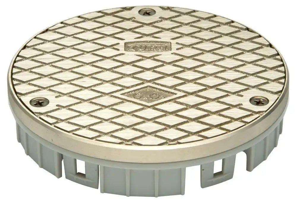 Zurn LCCR05NI L/C 5 in Round Nickel Bronze C.O. Top