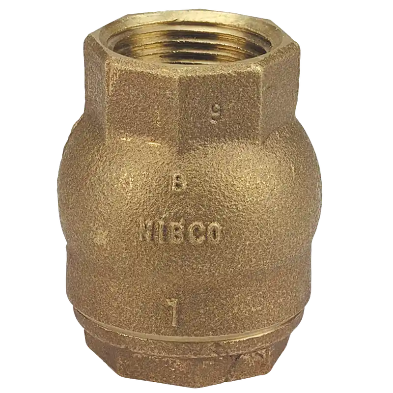Nibco NL93085 T-480 Check Valve Bronze 3/8 Inch