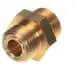 Unic cn347a Brass Nipple 3/8 Bspm X 3/8 Bspm
