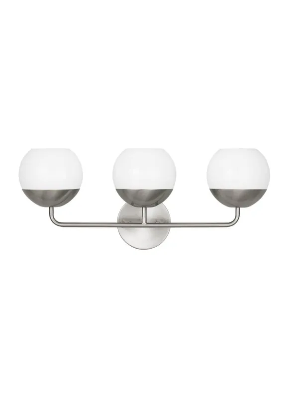 Seagull Lighting 4468103-962 Alvin Vanity 3-Light 180 Total Watts