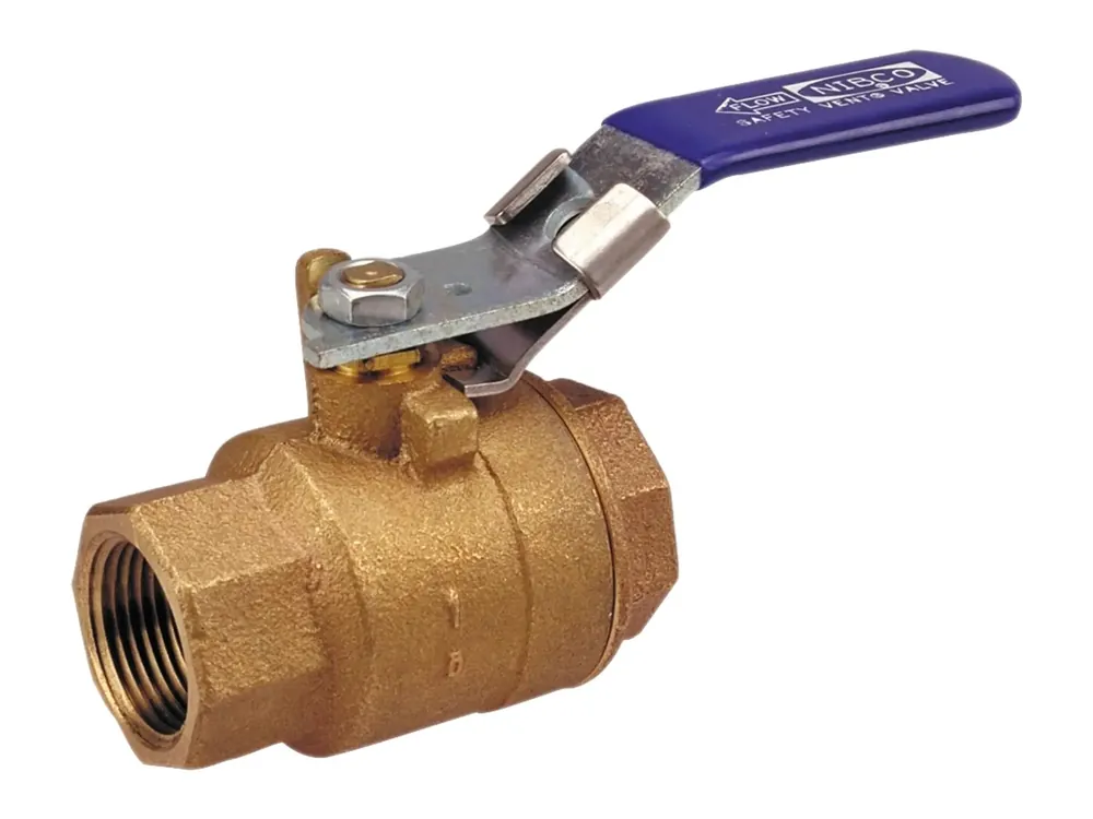Nibco NL95078 T-585-70-SV 3/4 in. DZR Bronze Full Port NPT 600# Ball Valve