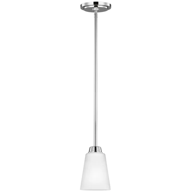 Seagull Lighting 6115201-962 Kerrville Single Light Mini Pendant 100 Watts
