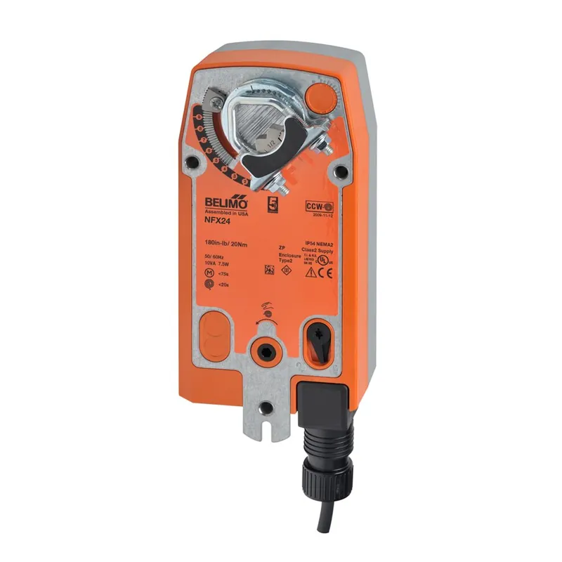 Belimo NFX24 Damper Actuator 90 in-lb Spg Rtn 24V On/Off