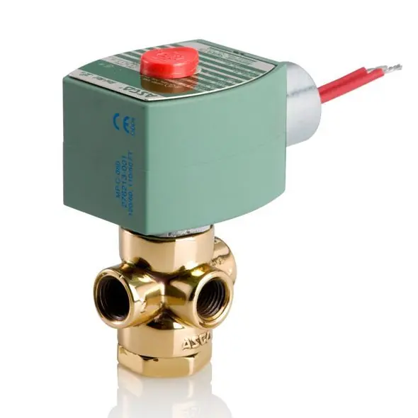 Asco 8320G184 AC 120/60,110/50 D 3-Way Solenoid Valve 1/4 in