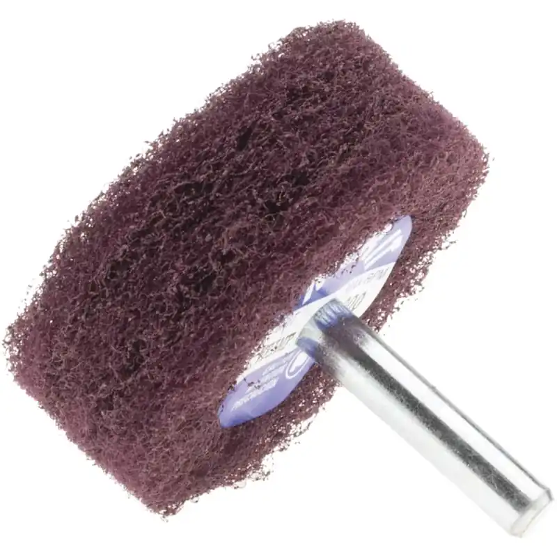 Merit Abrasives 08834131553 2 x 1/2 Very Fine 3 Ply Merit Disc Wheel - Spindle Mounted (1/4)