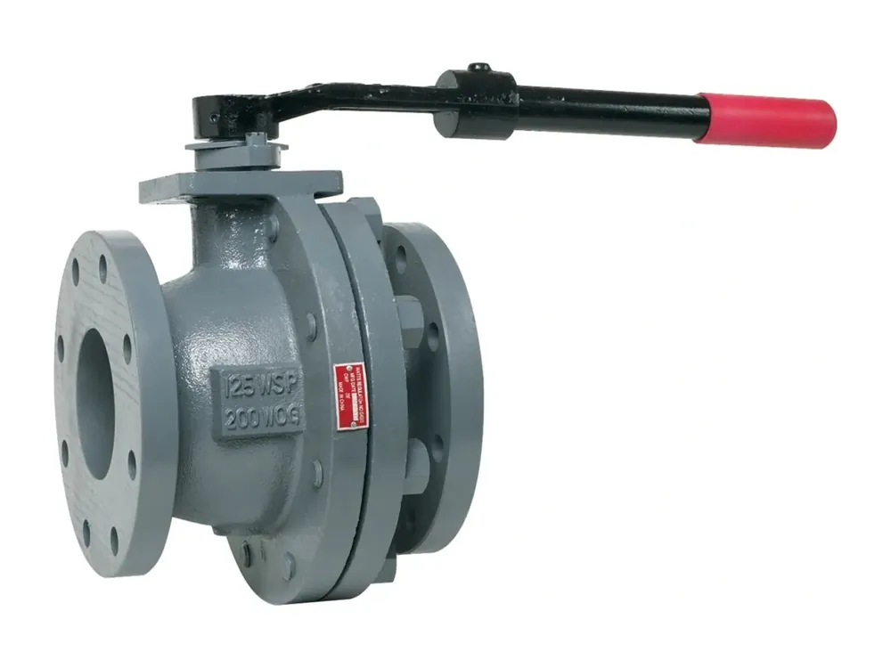 Watts 0822650 2-Piece Ball Valve With Handle, 2 inches, Flange