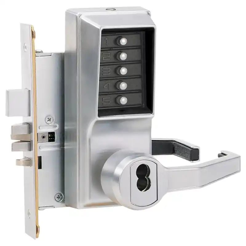 Dormakaba RR8148B-26D-41 Mortise Combination Lever Lock Key Override Passage Lockout Less Core