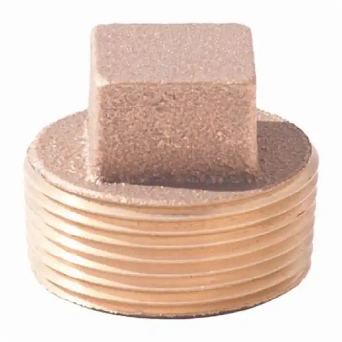 Merit Brass XNL117-48 Cored Square Head Plug 3 in Nominal
