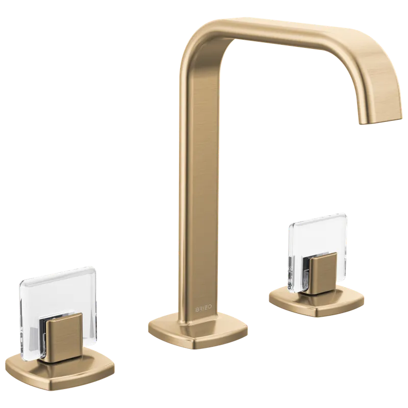 Delta 65368LF-GLLHP-ECO Brizo Allaria Widespread Lavatory Faucet with Square Spout - Less Handles