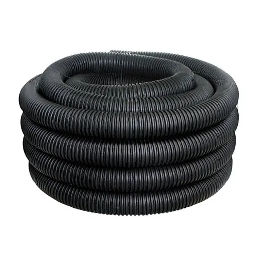 Ads 04010100 4 inches x 100 feet Regular, Perforated, Heavy Duty, Single Wall Pipe