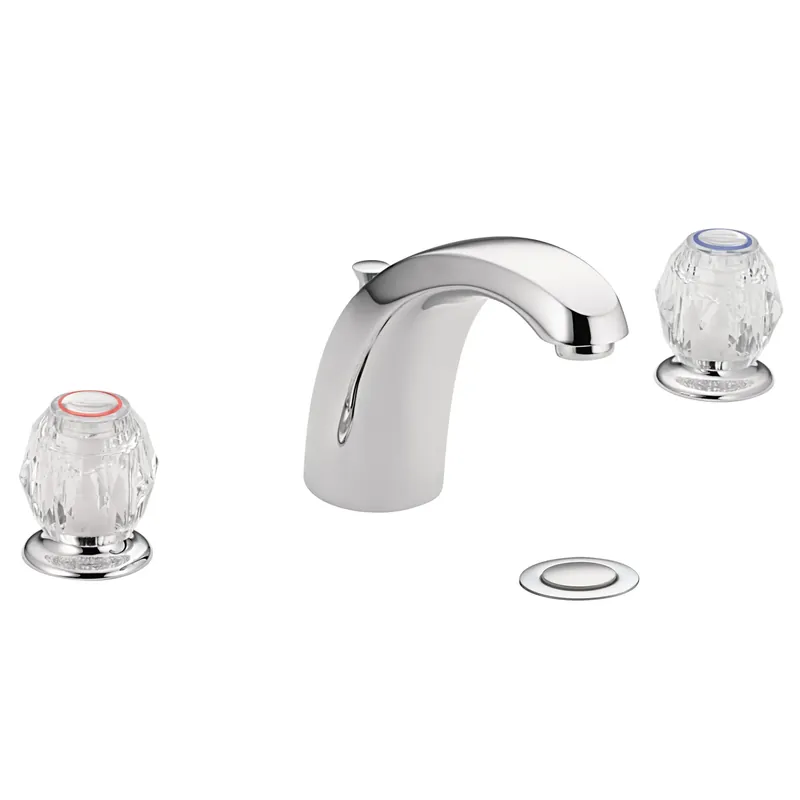 Moen 4962 Chateau Two-Handle Low Arc 8-Inch Widespread Bathroom Faucet