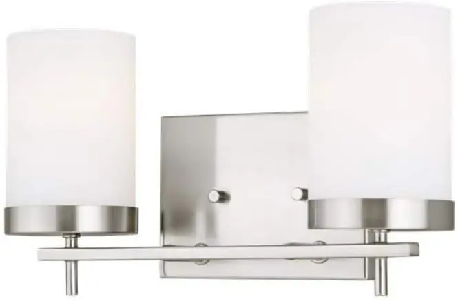 Seagull Lighting 4490302-962 Zire Two Light Wall/Bath