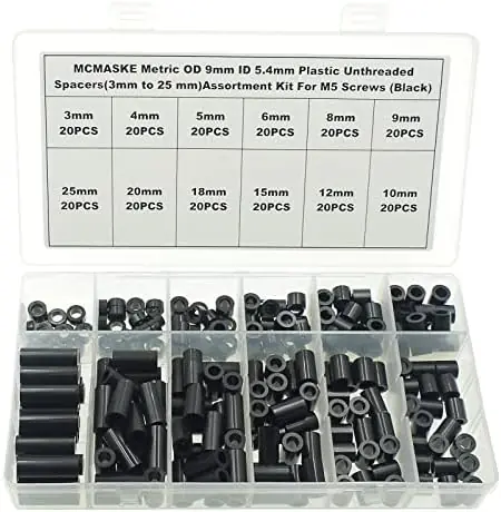 Amazon Com FW-M3M4M5M6 Round Plastic ABS Spacers 240 Pack