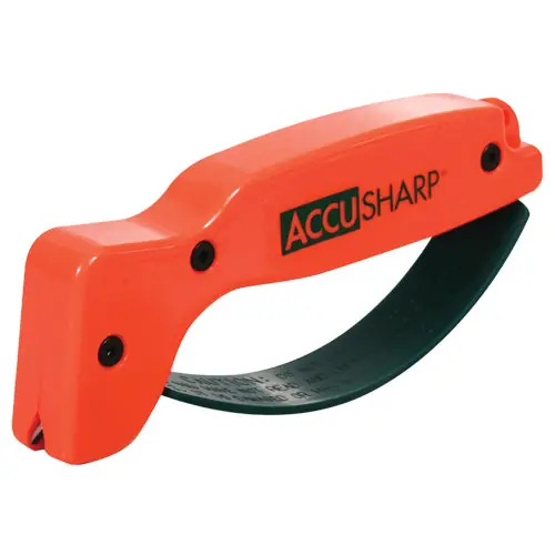 Accu Sharp 014c Knife Tool Sharpener Blaze Orange