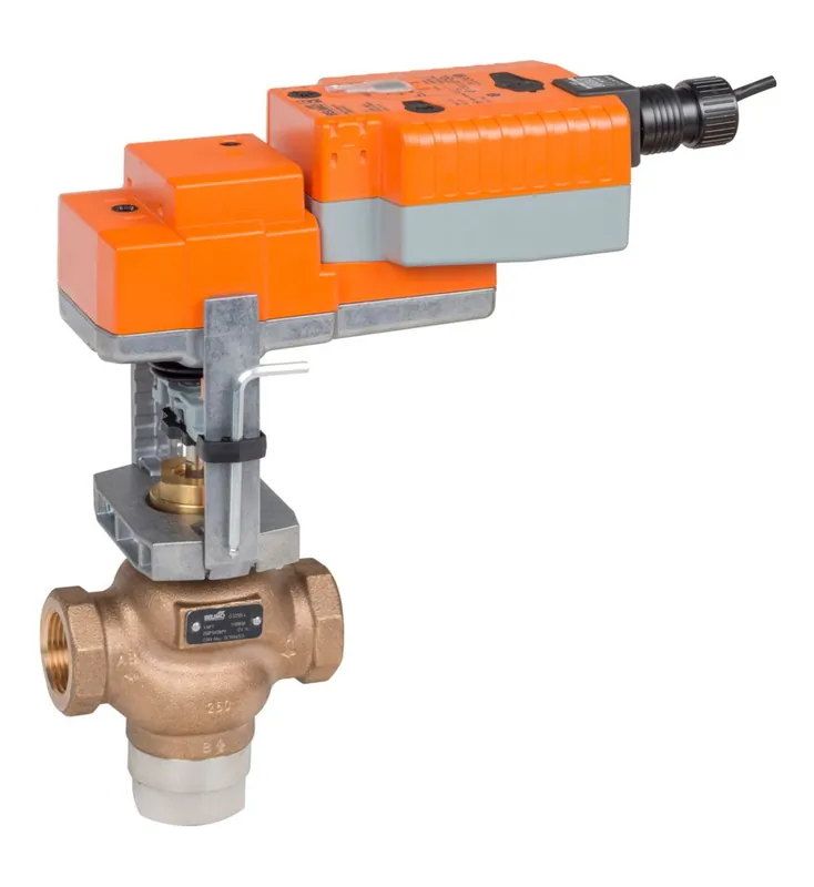Belimo G340B-N+SVKB24-SR Globe Valve Assembly, 3 Way, 1-1/2 in.
