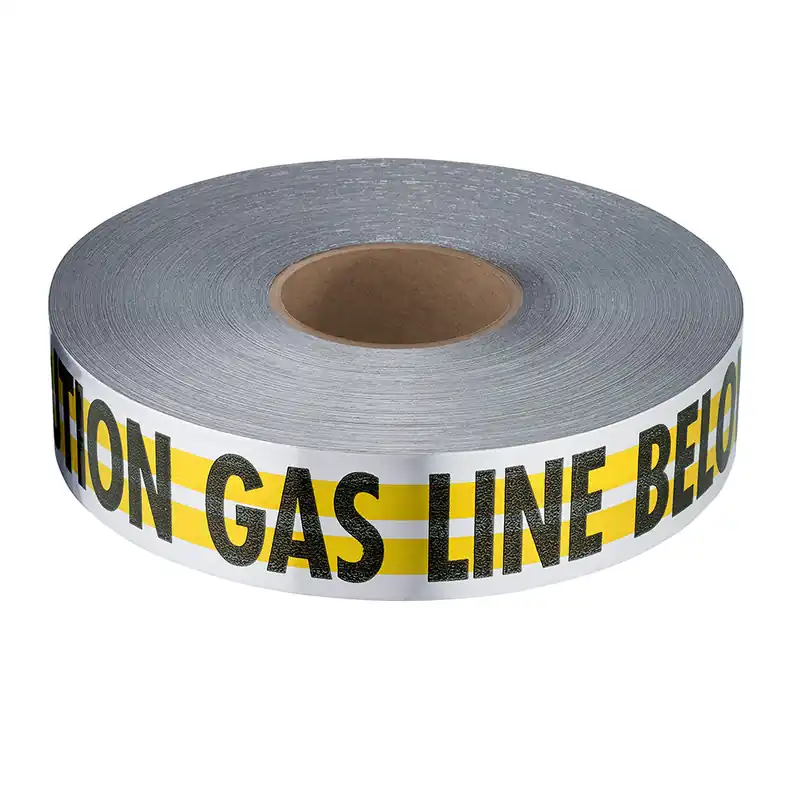 Milwaukee 31-141 magnatec Caution Gas Line Below Tape 3 in x 1000 ft