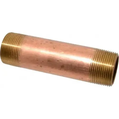 Merit Brass 2120-550 Nipple, 5-1/2 Inch, 1-1/4 Inch NPT