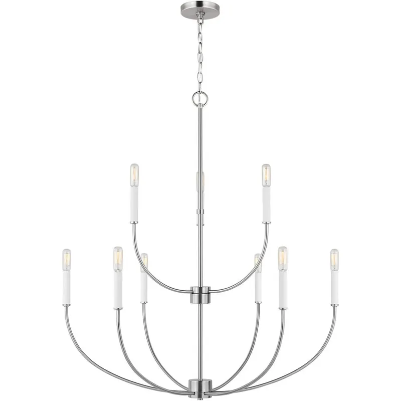 Seagull Lighting 3167109EN-962 Greenwich 9-Light Farmhouse Chandelier