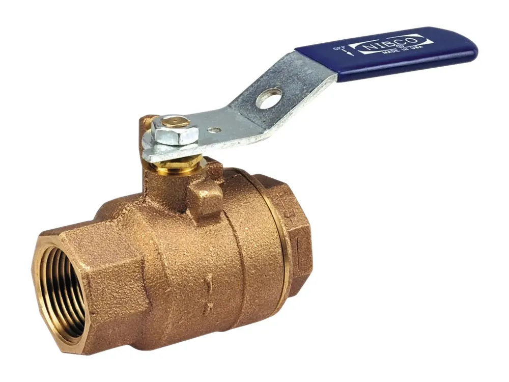 Nibco NL950L5 T-585-70 Two-Piece Bronze Ball Valve Full Port, Threaded