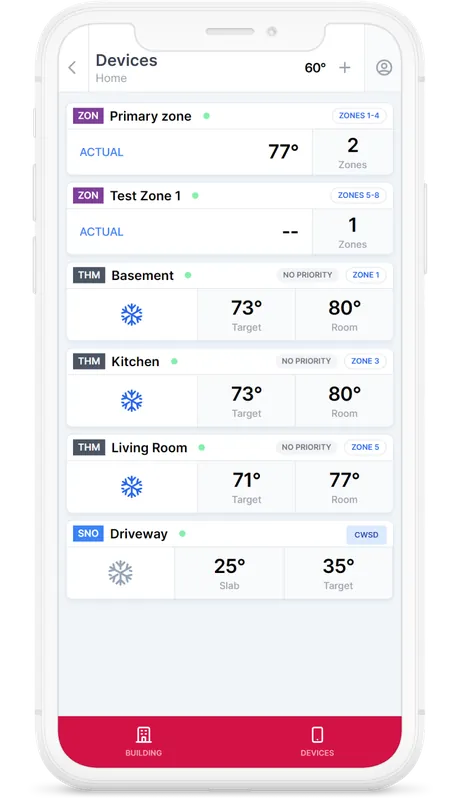 Hbx Control Systems thm-0500 Touch Screen Programmable Thermostat