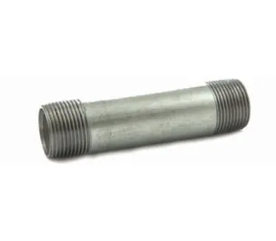 Charman Manufacturing 361206 1/2 in. x Close Galvanized Steel Nipple, Lead Free