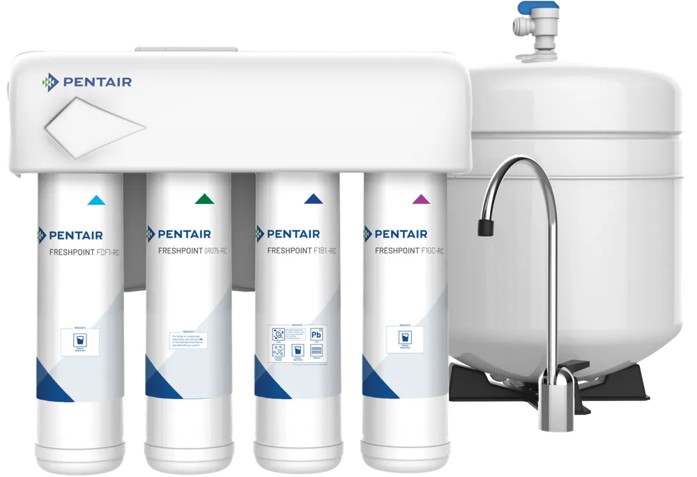 Pentair 161151 FreshPoint 4-Stage Reverse Osmosis System 75 GPD