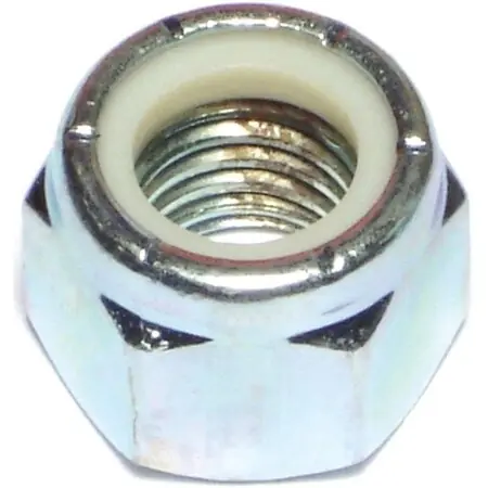 Midwest Fastener 3655 Lock Nut, Nylon, Zinc Plated