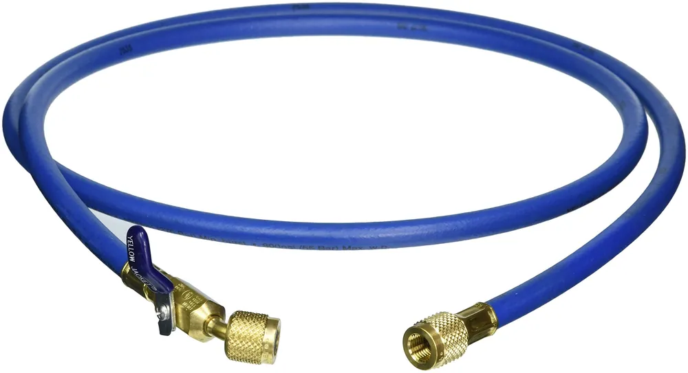 Yellow Jacket 29272 Plus II 1/4 inches Hose With Compact Ball Valve End 72 inches