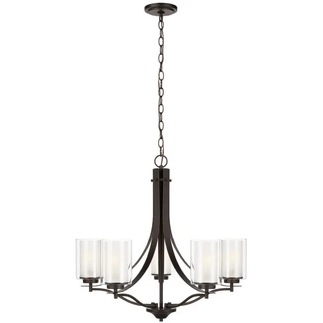 Seagull Lighting 3137305-710 Elmwood Park Chandelier 26 inchesW x 24.13 inchesH