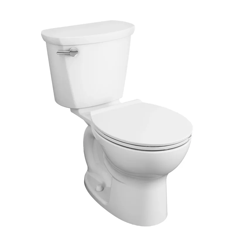 American Standard 215DB.104 Cadet Pro Two-Piece 1.28 gpf Standard Height Round Front 10-Inch Rough Toilet