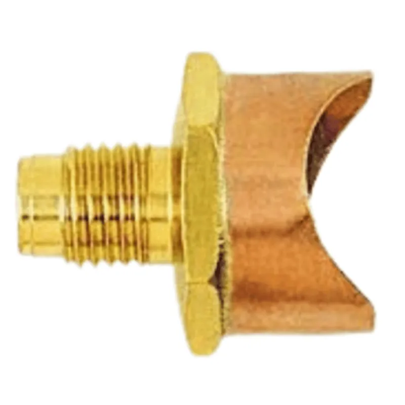 C&D Valve CD5514/6 1/4 inches Tube, MPT, Copper, Braze-On, Self-Piercing, Saddle Valve (6 per Pack)