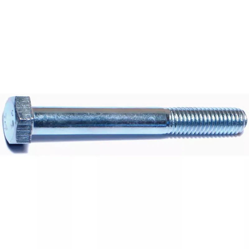 Midwest Fastener 50452 Class 8.8, M8-1.25 Hex Head Cap Screw, Zinc Plated Steel, 65 mm L, 25 PK