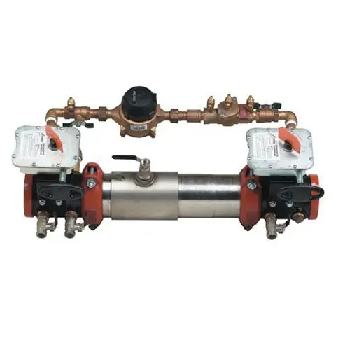Ames Fire & Waterworks 0191258 Double Check Valve Assembly with Butterfly Valve 2-1/2 in