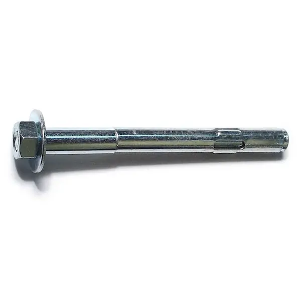 Midwest Fastener 50953 Sleeve Anchor, 3/8 inches Dia., 4 inches L, Steel Zinc Plated, 50 PK