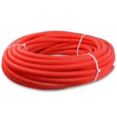 Sioux Chief 550-S12H Corrugated Sleeve for 1/2 inches PEX, In-Slab Installation (Red), 100ft