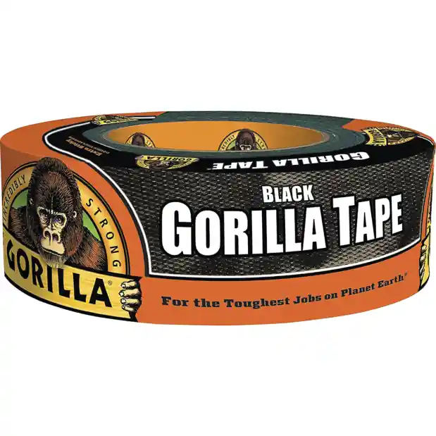 Gorilla 105870 Tape Black 2 inches x 30yd
