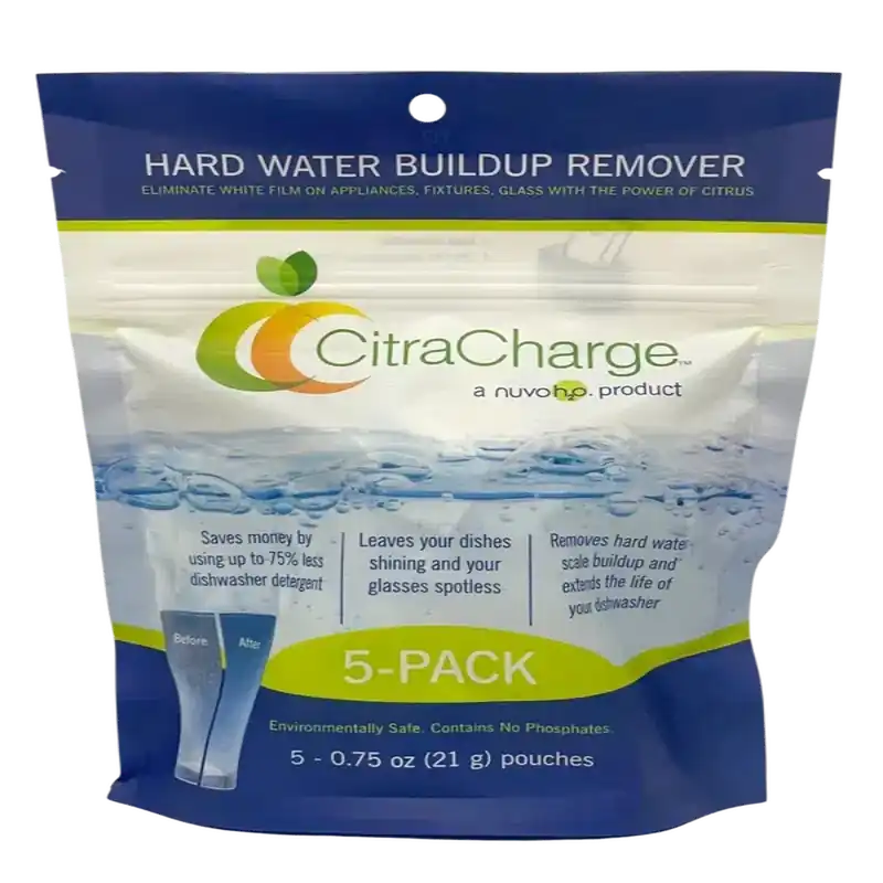 Nuvo H2O 64002 CitraCharge Dishwasher Cleaner (5pk)