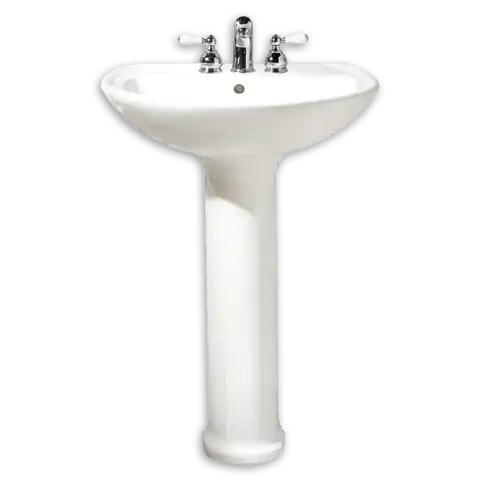 American Standard 236.008 Cadet Pedestal Sink Basin with 8-Inch Faucet Spacing