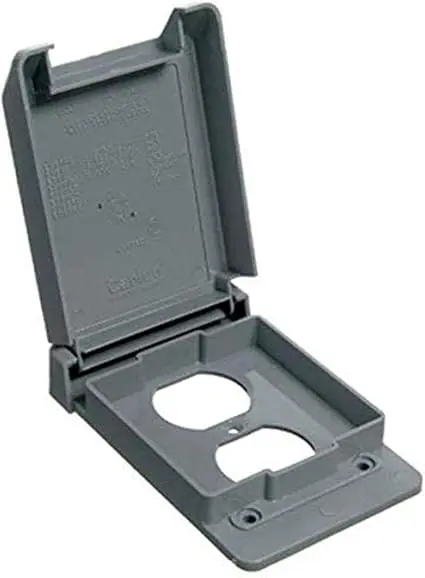 Thomas & Betts E98GDRN Carlon Duplex Receptacle Cover