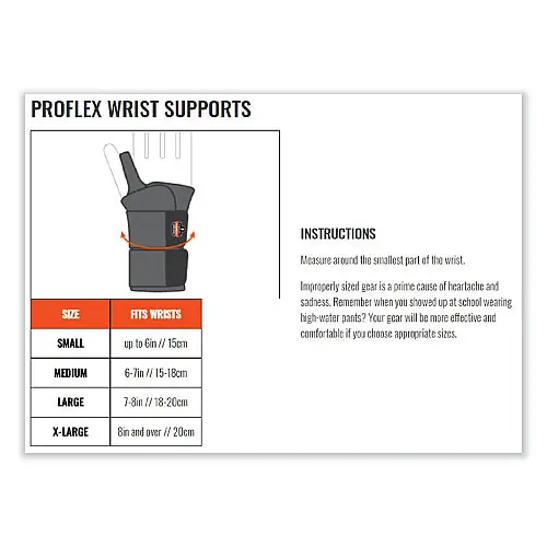 Ergodyne 70032 ProFlex 4010 Wrist Support (S) Left Hand