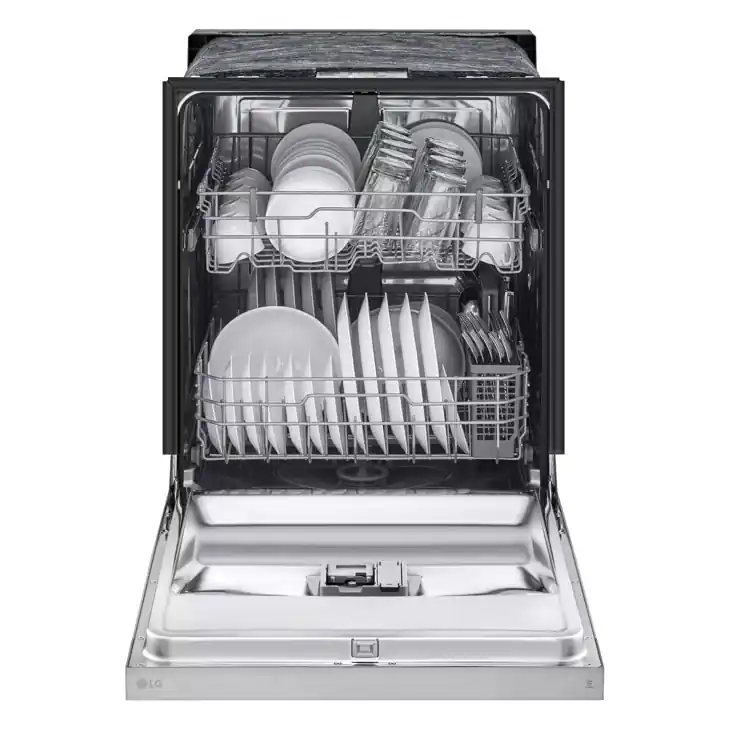 Lg LDFC2423V 24 inch front control dishwasher with lode cibel operation and dynamic dry