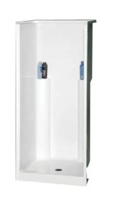 Oasis SH-3232WH Legacy 32 X 32 Shower Stall With Center Drain