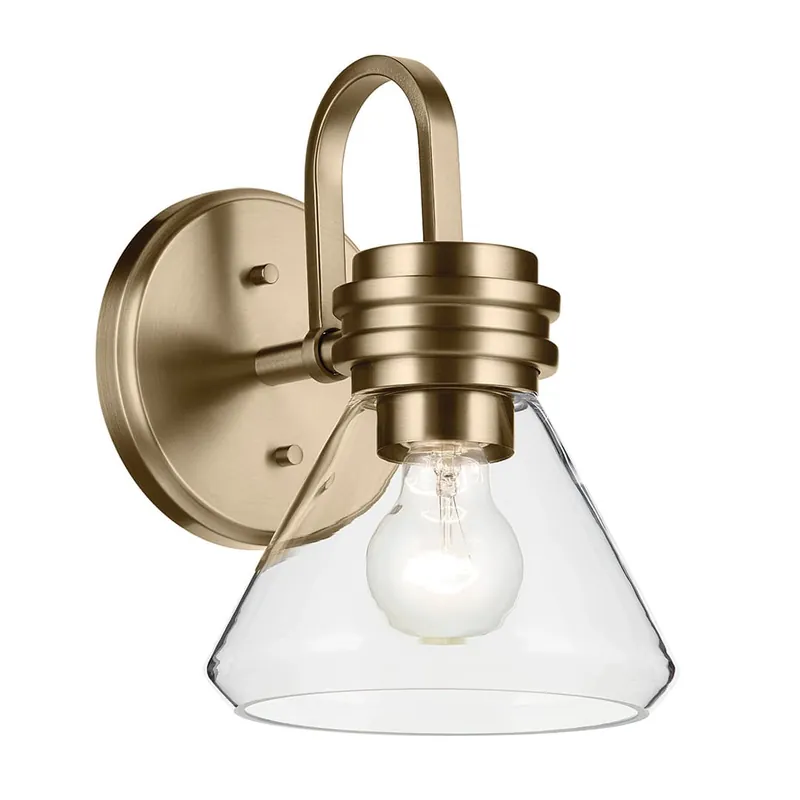 Kichler Lighting 55153BKCLR Farum Wall Sconce 60 W