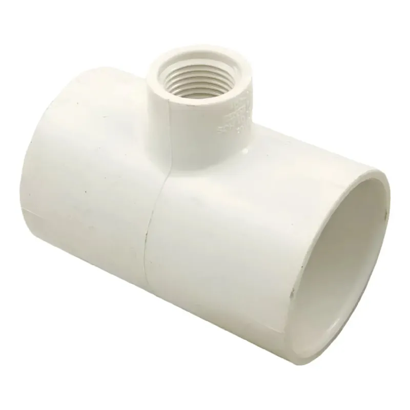 Lasco 402-209 Tee, Reducer, 1-1/2 inchess x 1-1/2 inchess x 1/2 inches FPT replacement 402209
